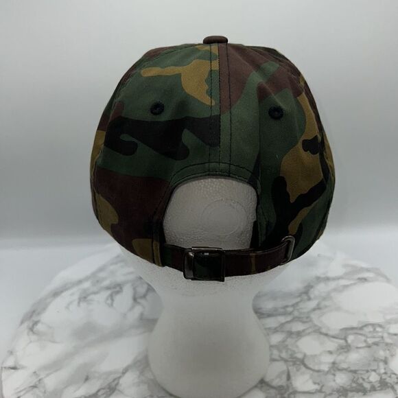 CAMOUFLAGE CAMPER Adjustable Baseball Hat - Picture 3 of 8